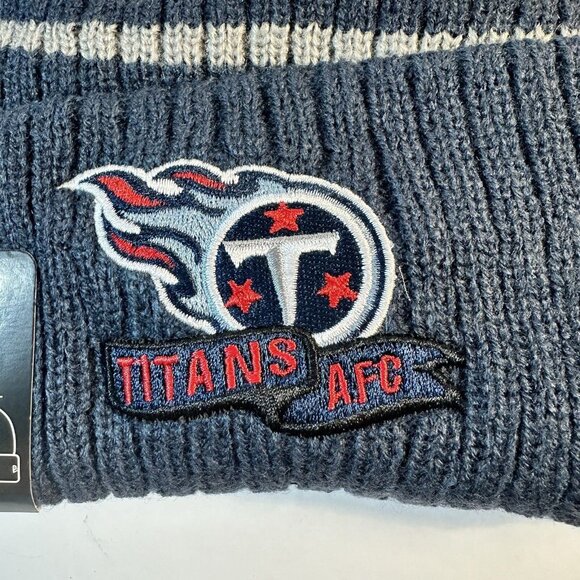 Tennessee Titans New Era Winter Knit Hat Beanie Fleece Lined One Size NWT. - Picture 5 of 9